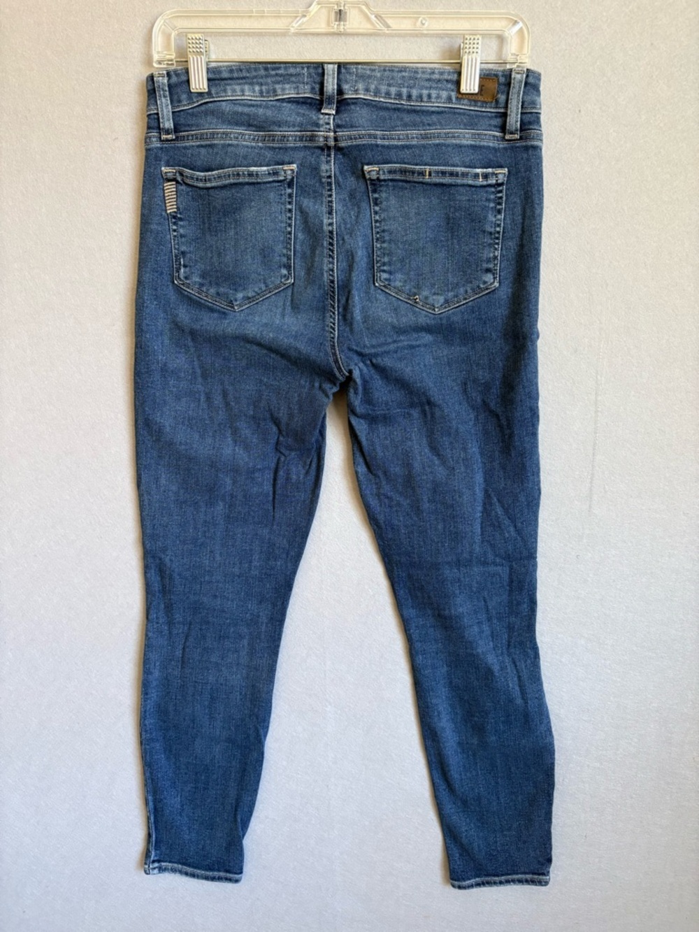 PAIGE Verdugo Ankle Skinny Dark Blue High-Rise Jeans sz 29 - Picture 7 of 9